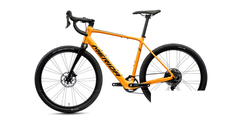 Merida - eSilex+ 600 Electric Gravel Bike in Orange Black-5
